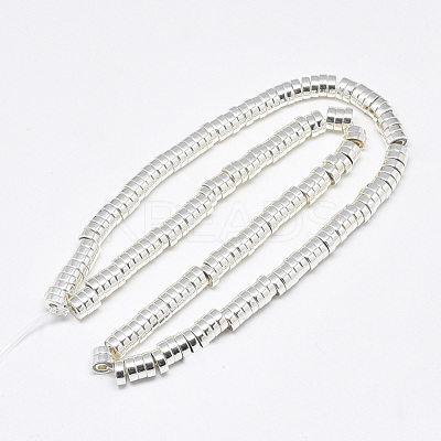 Electroplate Non-magnetic Synthetic Hematite Beads Strands G-Q465-37S-1