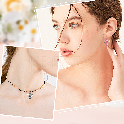 Acrylic & Alloy Connector Charms PALLOY-GO00019-1