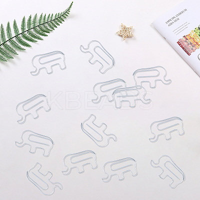 80Pcs Iron Paper Clip FIND-SP0004-77-1