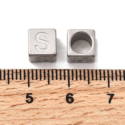 304 Stainless Steel European Beads STAS-D382-02S-P-1