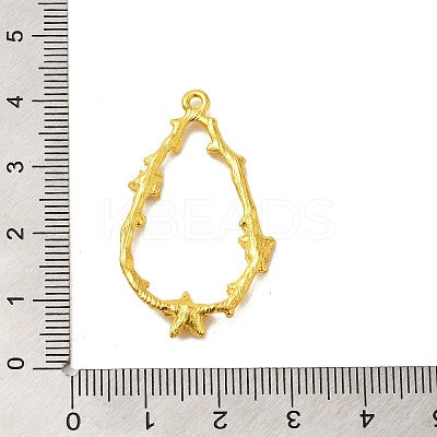 Rack Plating Alloy Pendants FIND-C063-10G-1