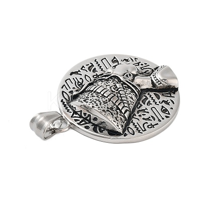 304 Stainless Steel Pendants STAS-S143-05A-1