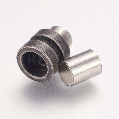 304 Stainless Steel Magnetic Clasps STAS-E144-052B-1