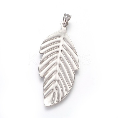 Tarnish Resistant 304 Stainless Steel Big Pendants STAS-E449-06B-P-1