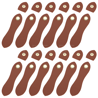 12 Bags Imitation Leather Buckles FIND-AR0006-78-1