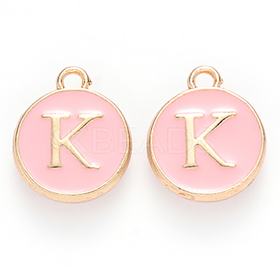 Golden Plated Alloy Enamel Charms LS-X-ENAM-S118-07K-1