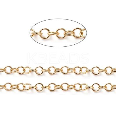 Soldered Brass Rolo Chains CHC-G005-07G-1