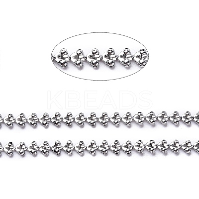 Tarnish Resistant 304 Stainless Steel Cobs Chains CHS-H019-02P-1