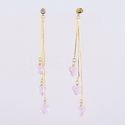 Stud Earrings & Pendant Necklaces Sets SJEW-JS01075-01-1