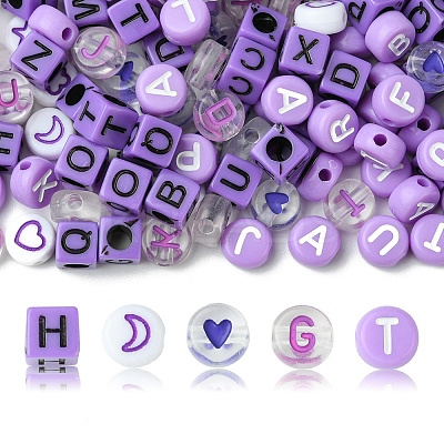 200Pcs Acrylic Beads SACR-FS0001-30-1