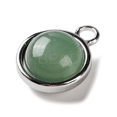 Natural Green Aventurine Pendants STAS-L022-398H-P-1