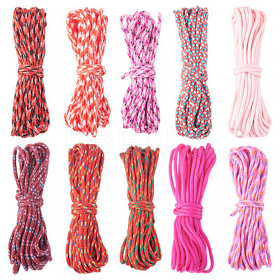 40M 10 Colors Polyester & Spandex Cord Ropes NWIR-TA0001-36-1