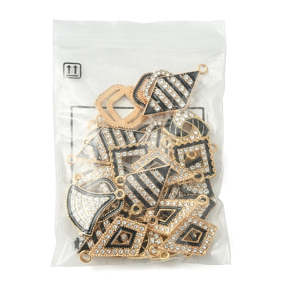 28Pcs 7 Styles Alloy Enamel Pendants FIND-FS0003-23-1