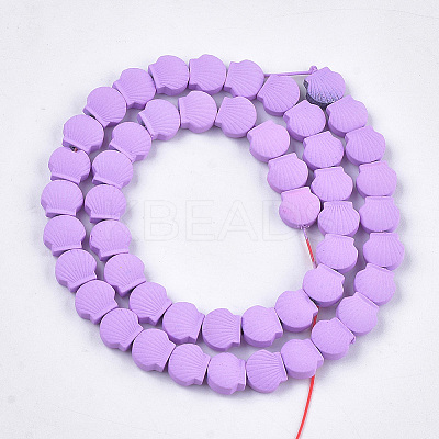 Spray Painted Non-magnetic Synthetic Hematite Beads Strands G-T116-23-09-1
