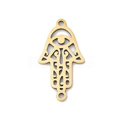 201 Stainless Steel Religion Laser Cut Connector Charms STAS-F316-37G-1
