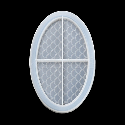 Oval DIY Silicone Jewelry Plate Molds LS-SIMO-P003-01A-1
