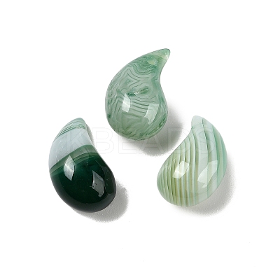 Natural Striped Agate/Banded Agate Pendants G-NH0047-01D-1