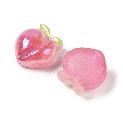 Glitter Plated Resin Cabochons RESI-H163-11D-1