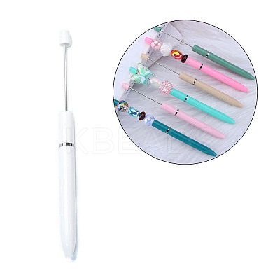 Plastic Beadable Pens DIY-Q036-01E-1