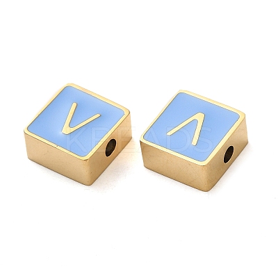304 Stainless Steel Enamel Beads STAS-L022-293G-V-1