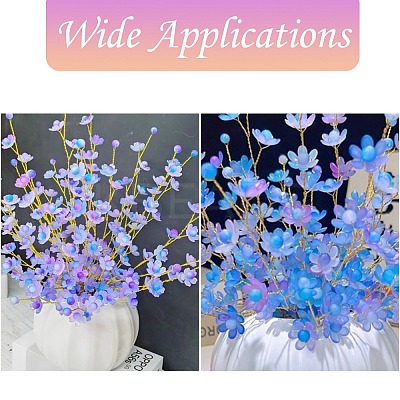DIY Round Flower Acrylic Beads Jewelry Making Kits DIY-CJ0002-82-1