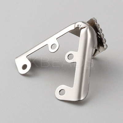 Iron Rhinestone Toe Cap Covers LS-FIND-WH0032-71P-1