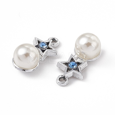 Alloy Rhinestone Pendants ALRI-K049-06P-1
