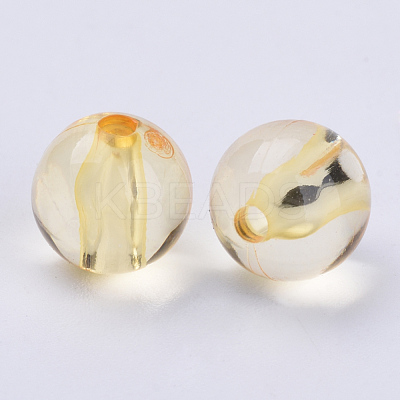 Transparent Acrylic Beads TACR-Q255-10mm-V-1