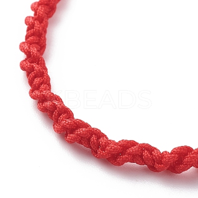2Pcs 2 Style Nylon Braided Cord Bracelets BJEW-JB08806-1