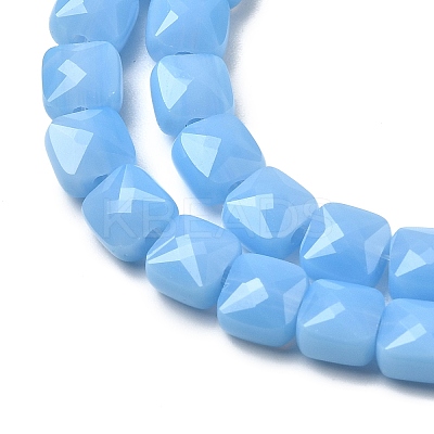 Opaque Glass Beads Strands GLAA-L050-C17-1