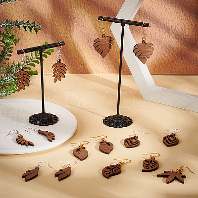 DIY Leaf Earring Making Kit DIY-OC0004-44-1