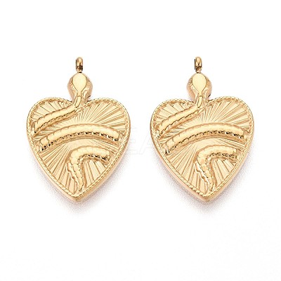 304 Stainless Steel Pendants STAS-N109-181G-1