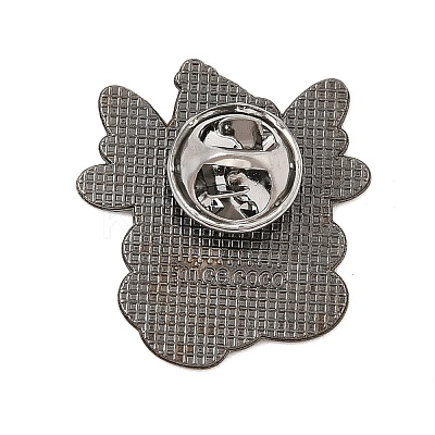 Christmas Theme Zinc Alloy Enamel Pin Brooch for Backpack Clothes LS-JEWB-R003-02EB-10-1