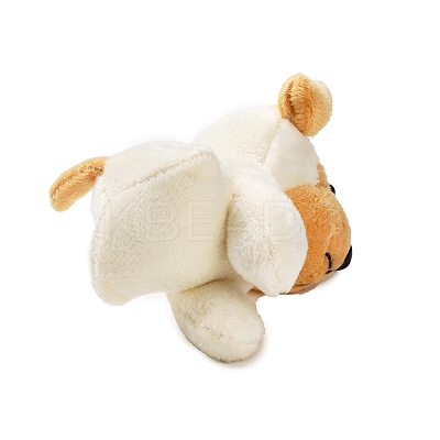 Cartoon PP Cotton Plush Simulation Soft Stuffed Animal Toy Dog Pendants Decorations HJEW-K043-06-1