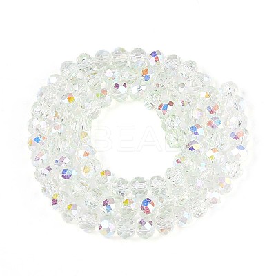 Transparent Glass Beads Strands EGLA-N016-6mm-06-1
