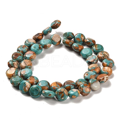 Synthetic Regalite/Imperial Jasper/Sea Sediment Jasper Beads Strands G-F765-M02-01-1