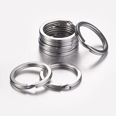 Tarnish Resistant 304 Stainless Steel Keychain Clasps LS-KEYC-D049-01-1
