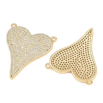 Brass Micro Pave Clear Cubic Zirconia Pendants KK-L275-71I-G-1