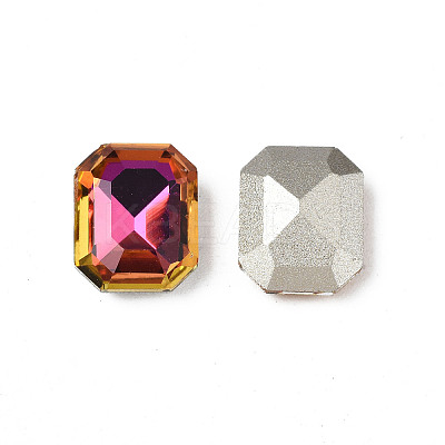 Pointed Back Glass Rhinestone Cabochons MRMJ-N027-007-A02-1