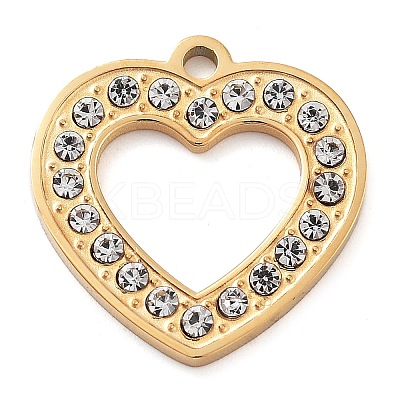 304 Stainless Steel Pendants STAS-M076-07G-1