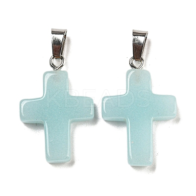 Synthetic Luminous Stone Dyed Pendants G-H308-06P-09-1