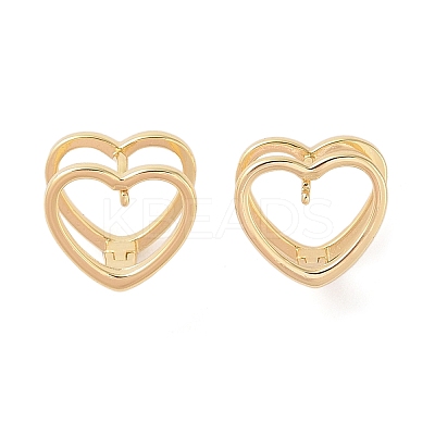 Brass Hoop Earring EJEW-Q385-05G-1