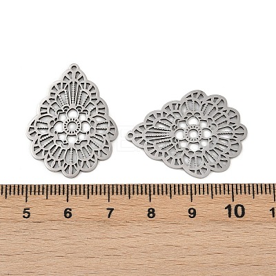 201 Stainless Steel Pendants STAS-U052-02F-P-1