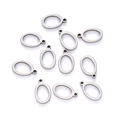 Tarnish Resistant 201 Stainless Steel Charms STAS-R105-O-1