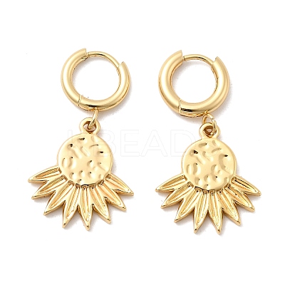 304 Stainless Steel Hoop Earrings EJEW-P329-01A-G-1