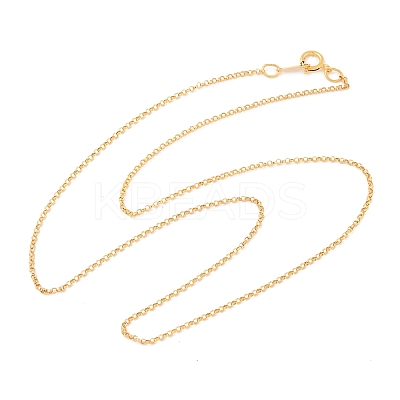 1/20 14K Gold Filled Rolo Chain Necklaces for Women Men NJEW-Z068-09G-1