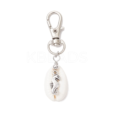 Ocean Collection Shell Pendant Decorations HJEW-JM03210-01-1