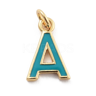 Rack Plating Brass Pendants KK-C065-03A-G-1