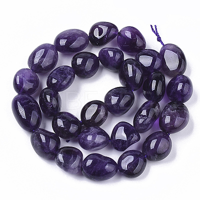 Natural Amethyst Beads Strands X-G-S362-037-1