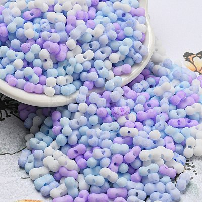 Macaron Color Opaque Frosted Glass Seed Beads SEED-K009-12B-10-1